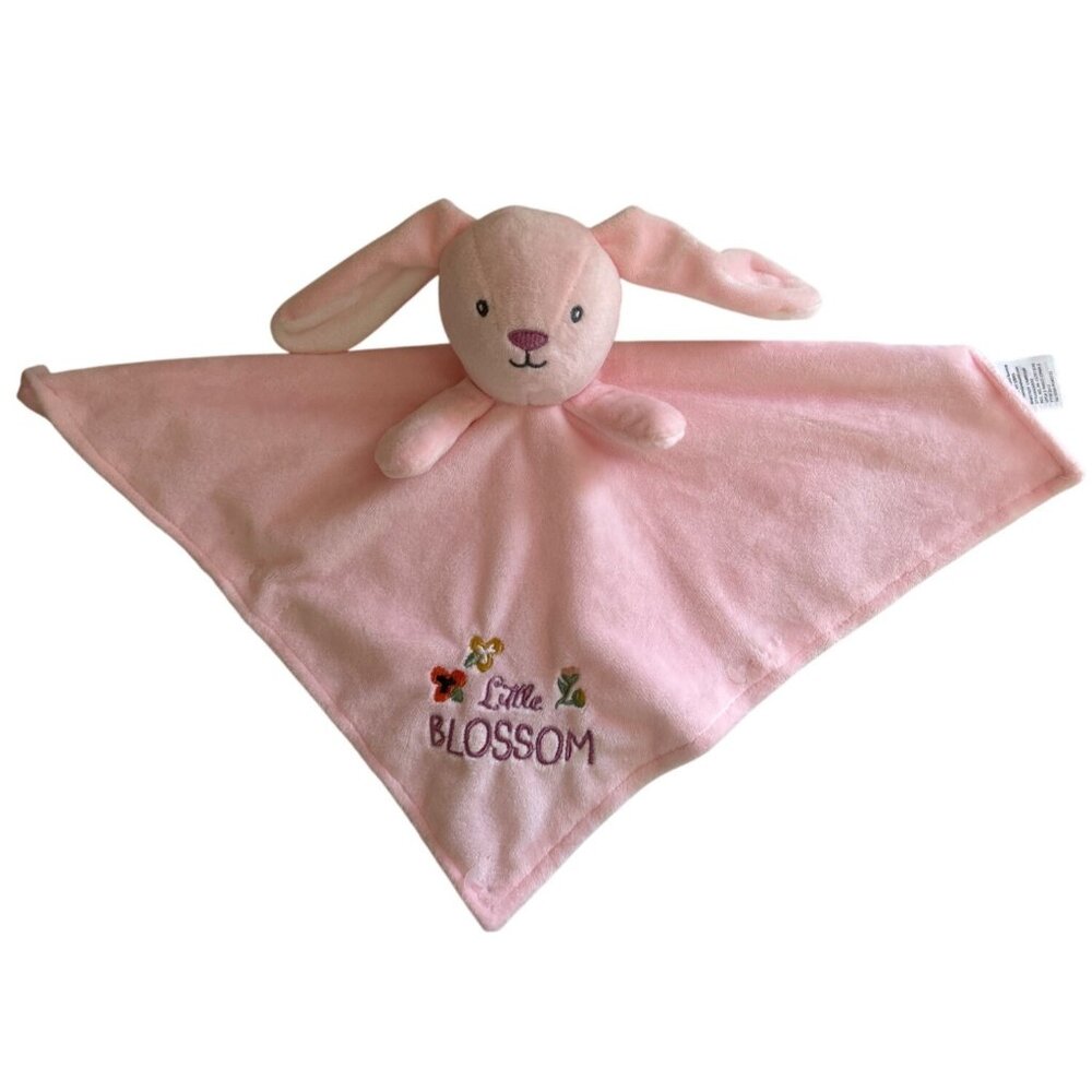 Baby Starters Pink Bunny Security Blanket Lovey Plush "Little Blossom" - Picture 1 of 7